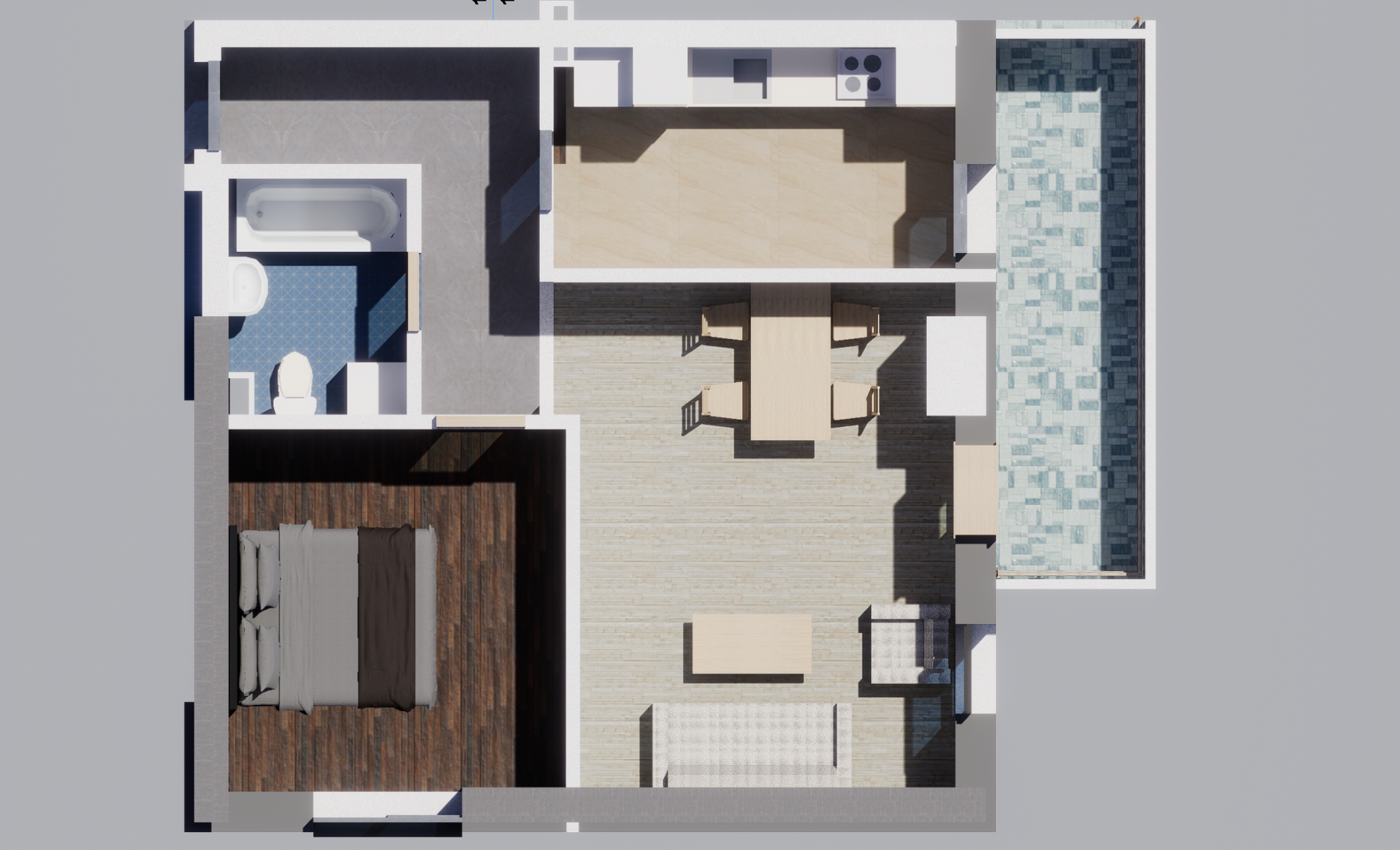 Apartament 2 Camere - 2B